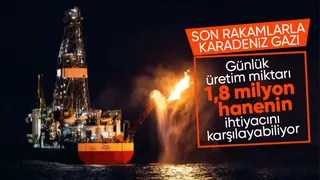 Karadeniz'de doğalgaz üretimi artıyor