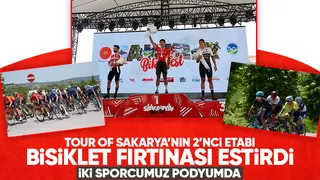 Tour Of heyecanı Sakarya’da sürüyor: Podyumda 2 Türk pedal