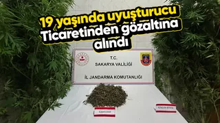 19 yaşındaki gence uyuşturucudan gözaltı