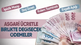 2024'te verilecek asgari ücret belli oldu! Asgari ücretle birlikte değişecek ödemeler