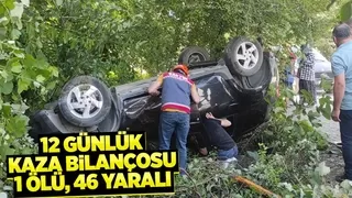 41 kazada bir kişi öldü, 46 kişi yaralandı