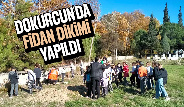 Dokurcun'da bin fidan toprakla buluştu