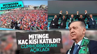 Erdoğan'ın Sakarya mitinginden fotoğraflar