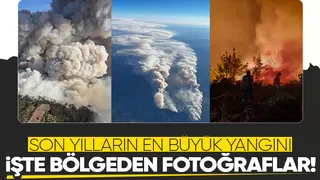 Göynük'teki orman yangınından fotoğraflar