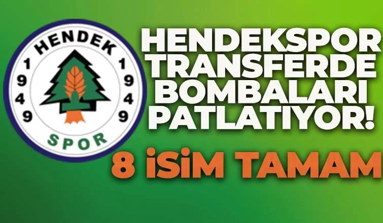  Hendekspor transferde bombaları patlatıyor! 8 isim tamam