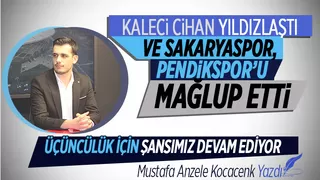 Kaleci Cihan yıldızlaştı ve Sakaryaspor, Pendikspor'u mağlup etti! Üçüncülük için şansımız devam ediyor...