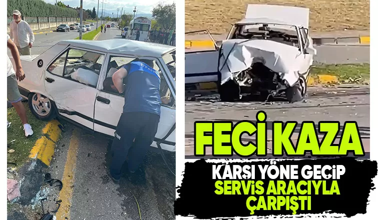 Karaman'da feci kaza