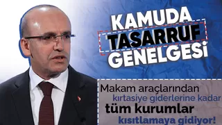 Mehmet Şimşek'ten kamu kurumlarına tasarruf genelgesi
