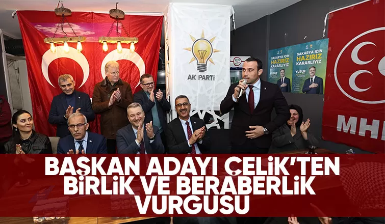Osman Çelik MHP'nin seçim ofisi açılışına katıldı