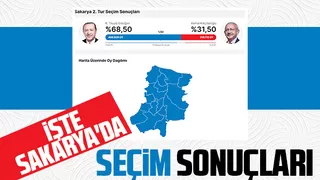 Sakarya'da ilçe ilçe seçim sonuçları