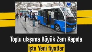 Sakarya'da toplu ulaşıma dev zam geliyor; Fiyatlar belli oldu