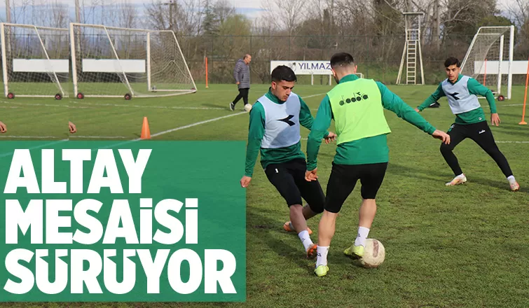 Sakaryaspor Altay maçının hazırlıklarına devam ediyor