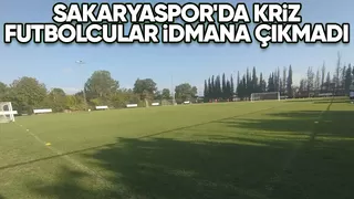 Sakaryaspor'da paralarını alamayan futbolcular idmana çıkmadı