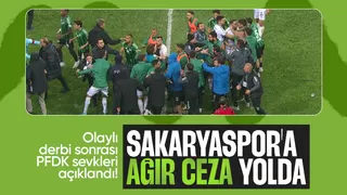 Sakaryaspor-Kocaelispor maçının PFDK sevkleri açıklandı