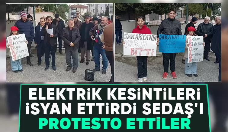 SEDAŞ'ı protesto ettiler