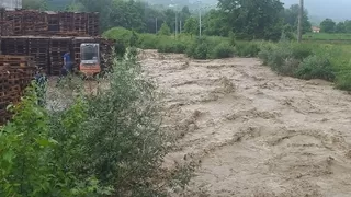 Şiddetli yağış Dokurcunu vurdu