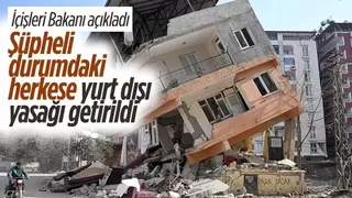 Süleyman Soylu'dan depremde yıkılan binalarla ilgili soruşturmalara ilişkin açıklama