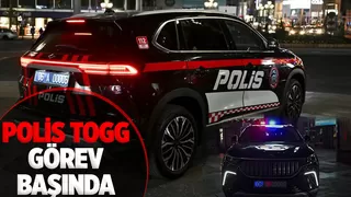 Togg polis aracı olarak Ankara yollarında