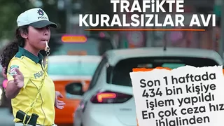 Trafikte bir haftada 2 milyon 526 bin 729 araç denetlendi