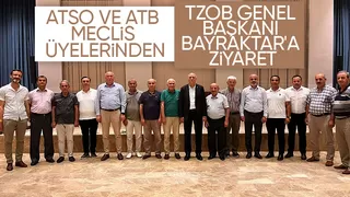 TZOB Genel Başkanı Bayraktar'ı ziyaret ettiler