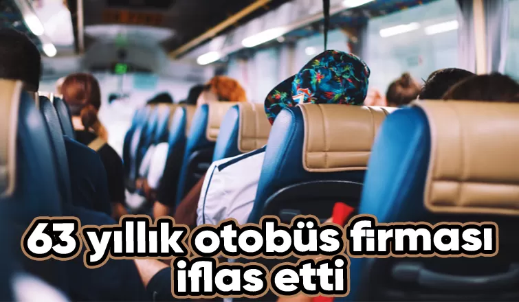 Yılların otobüs firması iflas etti